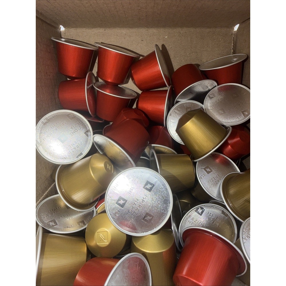 100 Pods Nespresso Original Line 50 Loose Pods Mixed plus 50 Stockholm Fortissio - Picture 2 of 8